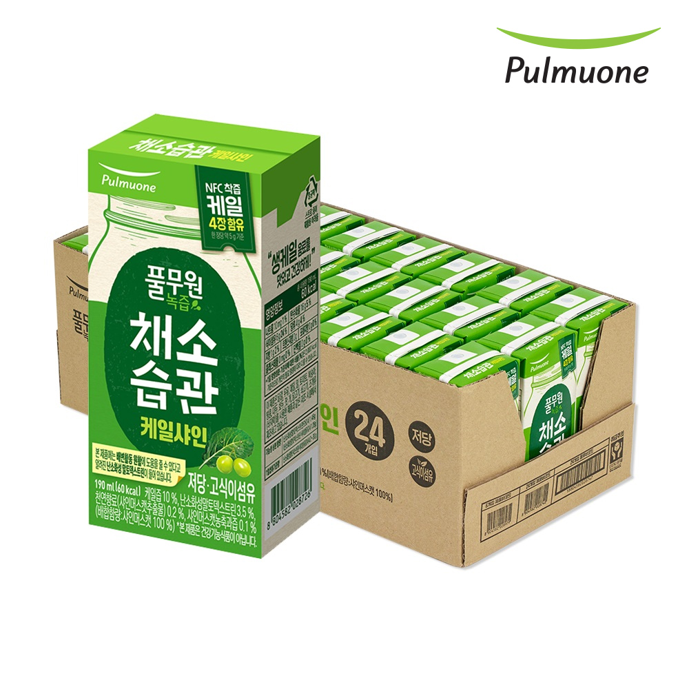<b>풀무원</b> 채소습관 케일샤인 (190mlX24입)
