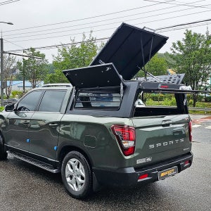 KGM 무쏘 스포츠 미산 캐노피 하드탑 차박 오토캠핑