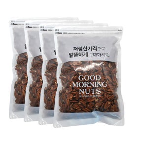 굿모닝너츠 피칸 1봉/총1kg내외 1kg, 4개
