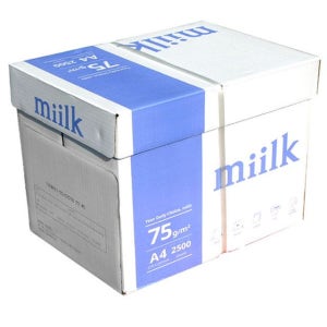 밀크 75g A4용지 1박스(2500매) 복사용지 한국제지
