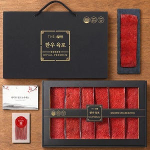 더달인 투뿔한우 소고기 육포선물세트 360g 480g 600g 추석선물