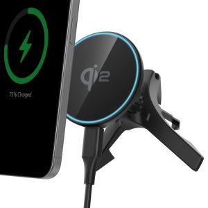 슬림Qi2 맥세이프 차량용충전기거치대 송풍구형