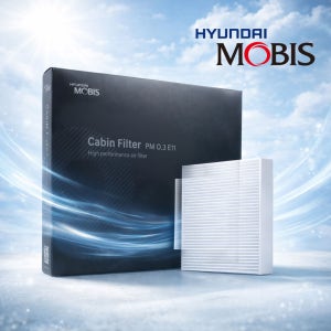 [호환] 현대모비스 자동차 차량용 히터 에어컨필터 EV9 MV, 4개
