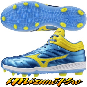 MIZUNO 미즈노 프로 포인트화 253027 (블루/옐로우)