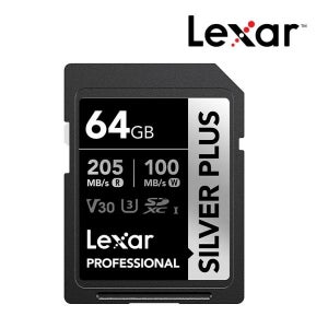 LEXAR)SDXC 카드 Professional SILVER PLUS 64GB