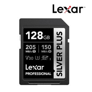 LEXAR)SDXC 카드 Professional SILVER PLUS 128GB