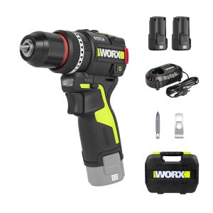 웍스 충전 해머 드릴 함마 12V 2.5Ah 배터리2개 BL WU135T