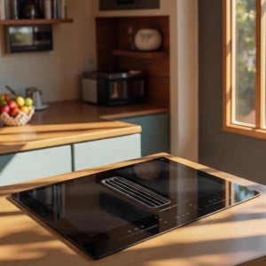 한샘 올인원 후드일체형 인덕션 쿡탑 600 4구 (HS624MD)