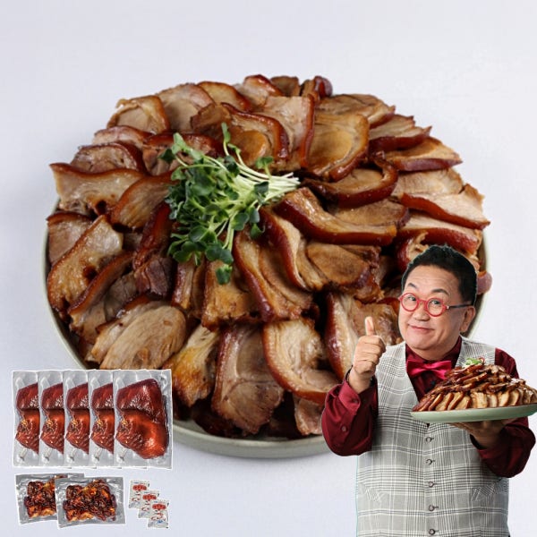 심가네 씨육수 뼈없는 족발 순살 200g 5팩 한입 150g 2팩 돼지 앞다리 족발