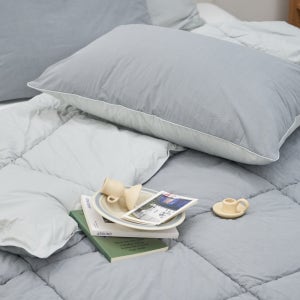 소미다 구스필 고밀도 순면 리버서블 바이오워싱 사계절 차렵이불 SS