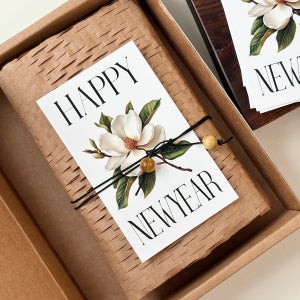 설날카드 새해카드 한과 디저트 답례품 선물 구디백 포장