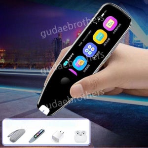 통번역기 한국어 영어 중국어 일본어 동기 통역 펜형 실시간 번역기 다국어 스캔 어학학습기 3.5인치 프리미엄 버전 블랙 128G (유치원 권장)