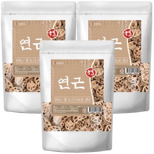 국내산 건연근 말린연근 300g, 3개