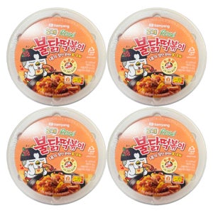 삼양 로제 불닭 떡볶이 큰컵 183.5g X 4개