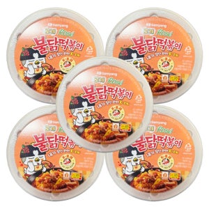 삼양 로제 불닭 떡볶이 큰컵 183.5g X 5개