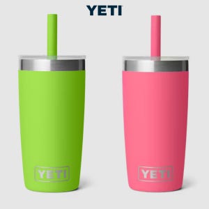예티 램블러 주니어 296 ml 실리콘 스트로우 리드 텀블러 Jr. 10 Tumbler 빨대컵