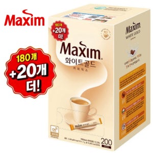 맥심 화이트골드 커피믹스 200T