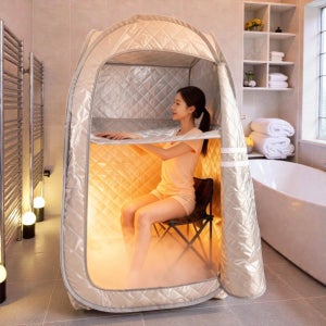가정용 사우나 1인용 습식 전신 스파 스팀 텐트 찜질기 훈증기