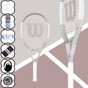 윌슨 N3 핑크 화이트 250g 테니스라켓 엔쓰리