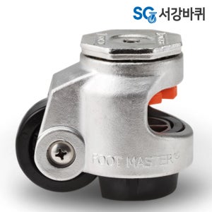 스텐 SGDN 80S 높낮이 높이 레벨 레벨링 조절 바퀴 캐스터 지덕산업 풋마스터 볼트형