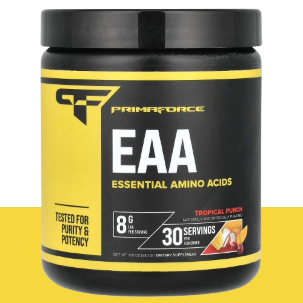 <b>프리마포스 에너지</b> 부스터 EAA 필수 아미노산 트로피컬 펀치 330g