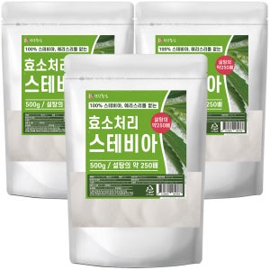 효소처리 스테비아 100% 500g, 3개