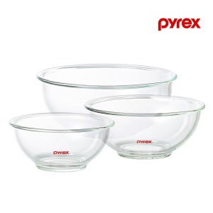 파이렉스 베이크웨어 믹싱볼 3P (880ml, 1400ml, 2400ml)