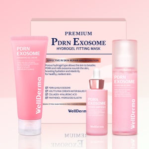 웰더마 PDRN 4종 SET (겔 크림 100ml+겔 미스트 100ml+PDRN 앰플 30ml+PDRN 마스크)