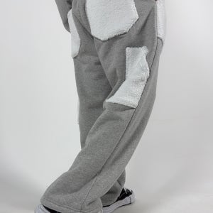 메리 덤블 플리스 캠핑 와이드 팬츠 남자바지 트레이닝 오버핏 빅사이즈 큰옷 도프룸