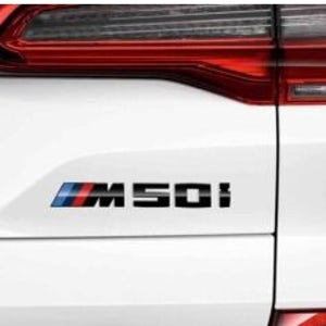BMW X5 X6 X7 순정 리어 블랙 엠블럼 M50I