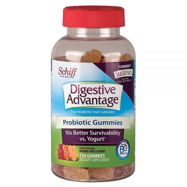Schiff Digestive <b>Advantage</b> <b>프로바이오틱</b> 젤리, 120개, 2개 팩
