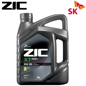 ZIC 합성 엔진오일 X7 Zero 0W30 (4L) SP GF6 가솔린 승용