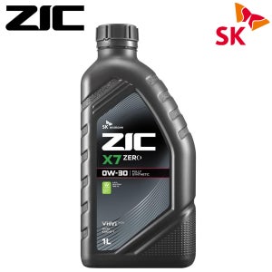 ZIC 합성 엔진오일 X7 Zero 0W30 (1L) SP GF6 가솔린 승용
