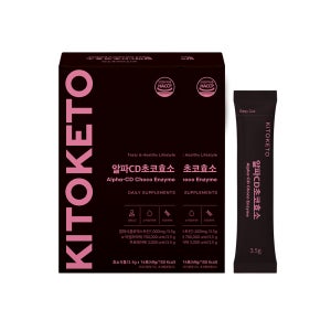 [키토케토] 알파CD 초코 효소 발효 루피니빈 프리바이오틱스 알파시디 49g, 2개