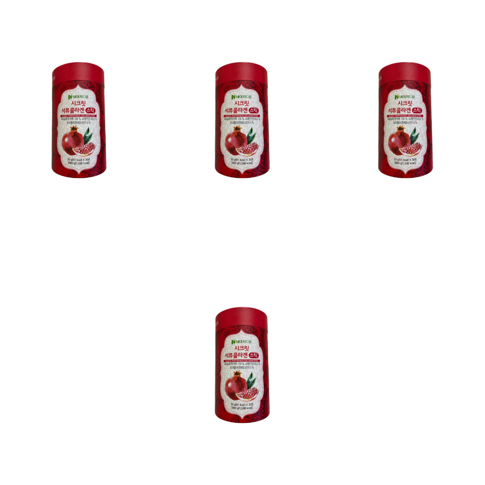 <b>네이처드림</b> 시크릿 석류 콜라겐 젤리 스틱 30포 20g 4개