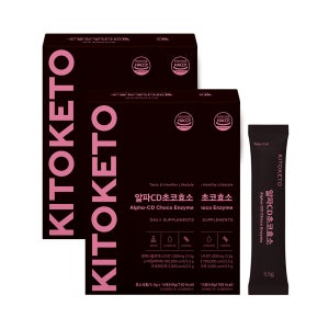 [키토케토] 알파CD 초코 효소 발효 루피니빈 프리바이오틱스 알파시디 49g, 4개