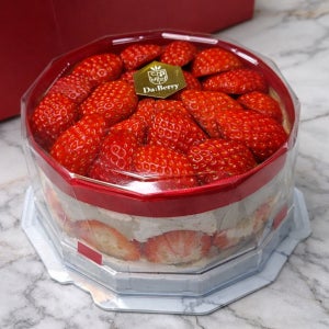 딸기 생크림 초코 케이크 - 택배발송