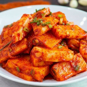 전라도식맛집깍두기 석박지깍두기 섞박지 무김치 무우 설렁탕집 당일제조주문 1kg