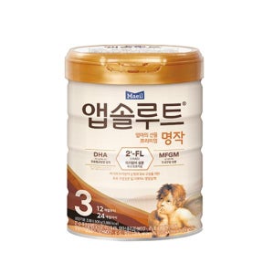 앱솔루트 명작 2FL 분유 3단계(12~24개월) 1캔 속편한 조리원 간편 휴대용 800g