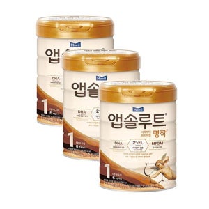 앱솔루트 명작 2FL 분유 1단계(0~6개월) 속편한 조리원 대용량 800g 3개 1세트