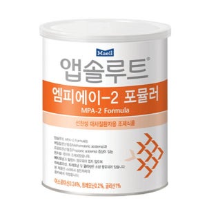 앱솔루트 선천성분유 MPA 2단계 1캔 속편한 조리원 영양설계 400g