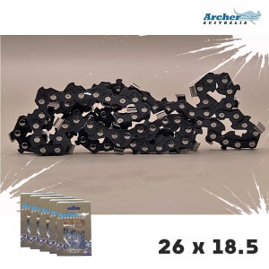 아쳐 체인톱날 26x18.5 5개 1세트 4인치 가이드바 중국산 충전톱 충전식톱