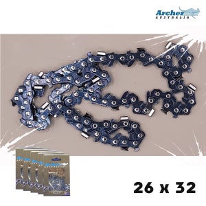 아쳐 체인톱날 26x32 5개 1세트 12인치 가이드바 중국산 충전톱 충전식톱