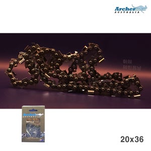 아쳐 체인톱날 20x36 18인치 가이드바 허스크바나445E 에코 존스레다 엔진톱