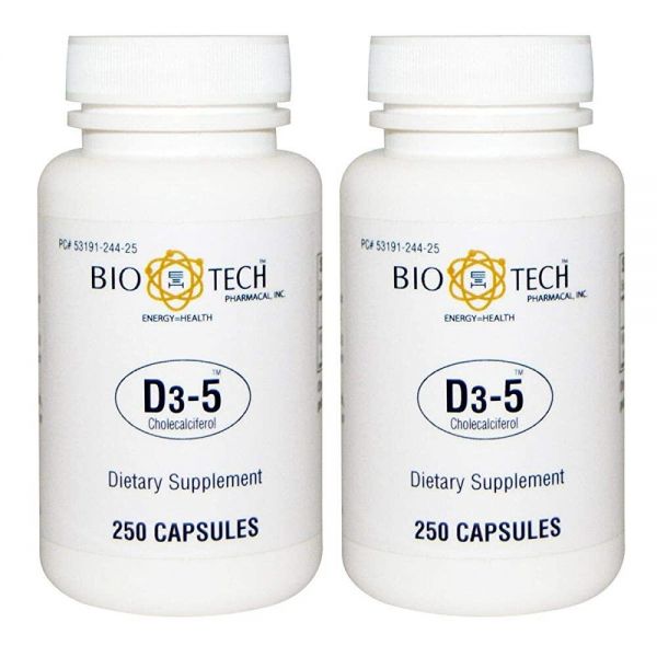 BioTech Pharmacal - D3-5 (5,000 IU) (500정)