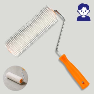 스파이크롤러 에폭시 레벨링 우레탄 방수 페인트 기포제거 로라 215mm