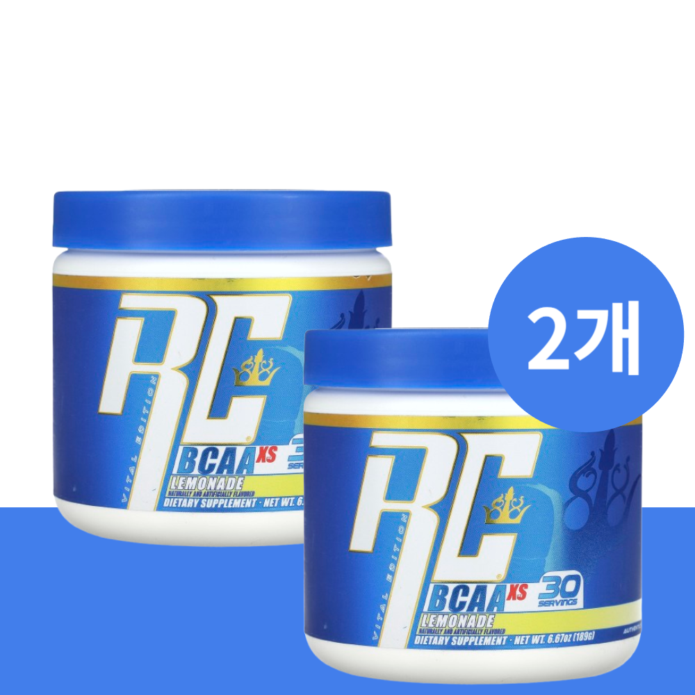 <b>로니콜먼</b> BACC BCAA <b>운동</b> 전 부스터 레모네이드 189g (2개)