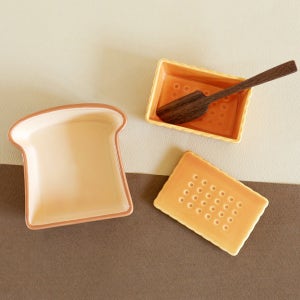 버터브레드 볼 우드 나이프 세트 미니 접시