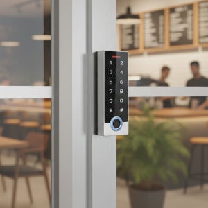 출입통제기 시스템 지문인식 리더기 사무실 상가 요양원 아파트 방탈출 슬림한 프레임 설치형( FrameLock )