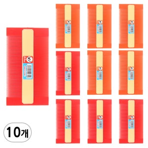 (플라스틱 참빗 D타입 10개) 비듬제거 두피각질제거용 머리빗 꼬리빗 브러쉬 서캐빗comb